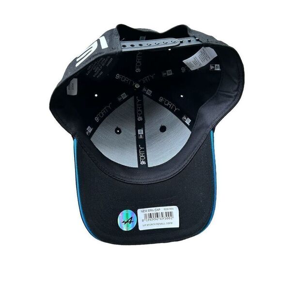New Era Alpine Racing F1 9FORTY Official Team Hat 2023 Black Adjustable Cap - Picture 5 of 5